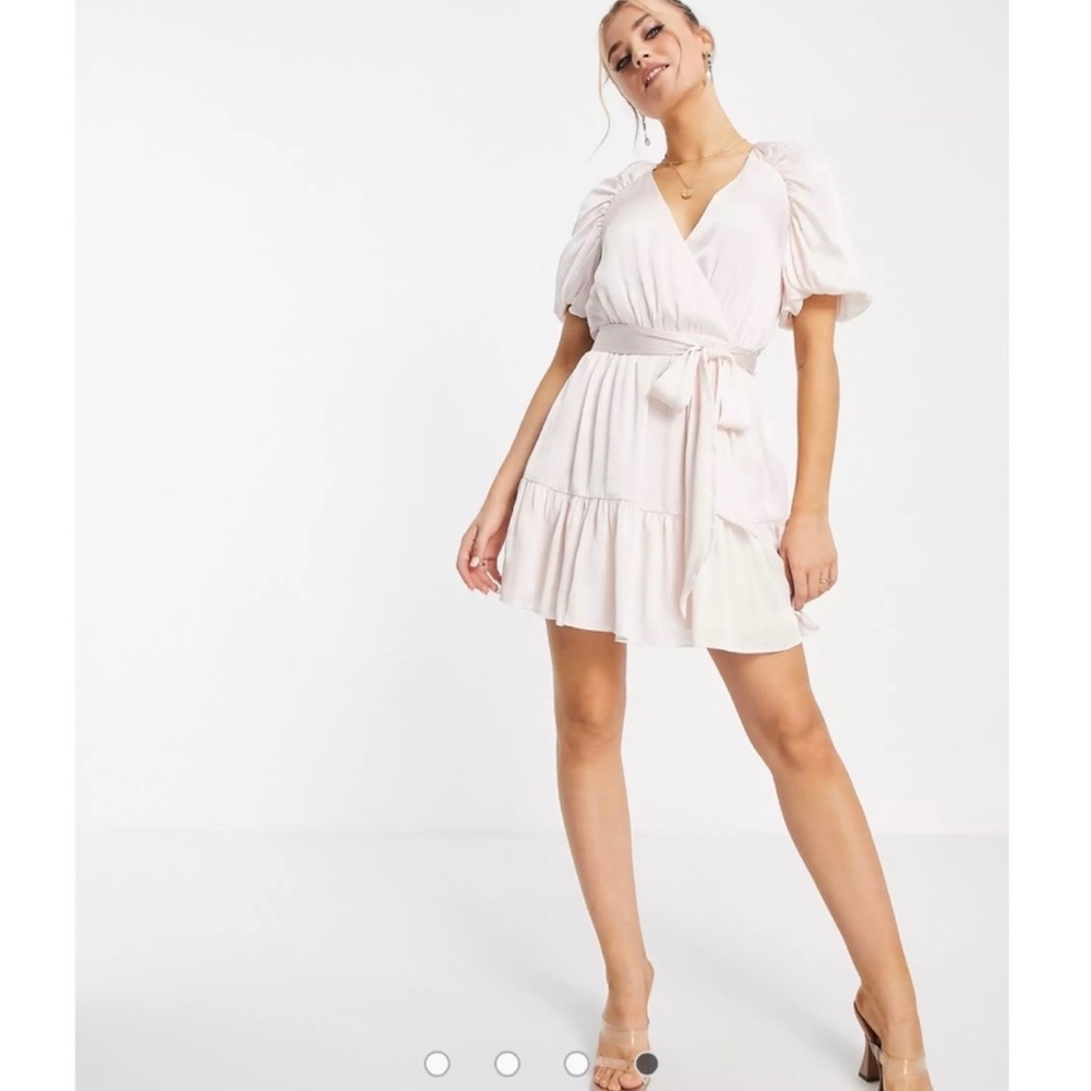 Ted Baker Loueese Puff Sleeve Mini Dress